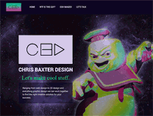 Tablet Screenshot of cbaxterdesign.com